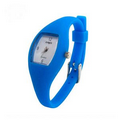 Barrel Quartz Silicone Watch lady design